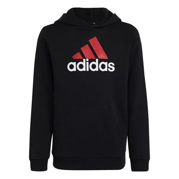 Image of adidas Essentials Two-Tone Big Logo Hoodie Boys - Black 9 - 10 Years