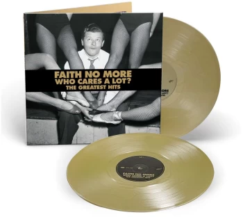 Image of Faith No More Who cares a lot? - The greatest hits LP gold coloured