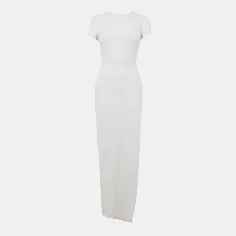 Image of Jack Wills Open Back Maxi Dress - White White 6