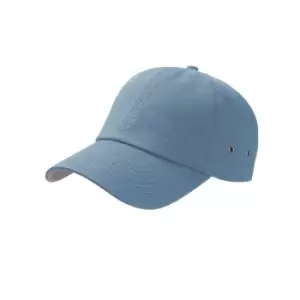Image of Atlantis Action 6 Panel Chino Baseball Cap (One Size) (Light Blue)