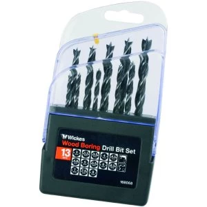 Image of Wickes Wood Bit Set Pack 13