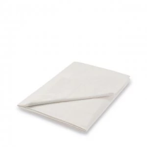 Image of Hotel Natural Combed Cotton Percale 300 Thread Count Kavali' Flat Sheet - single