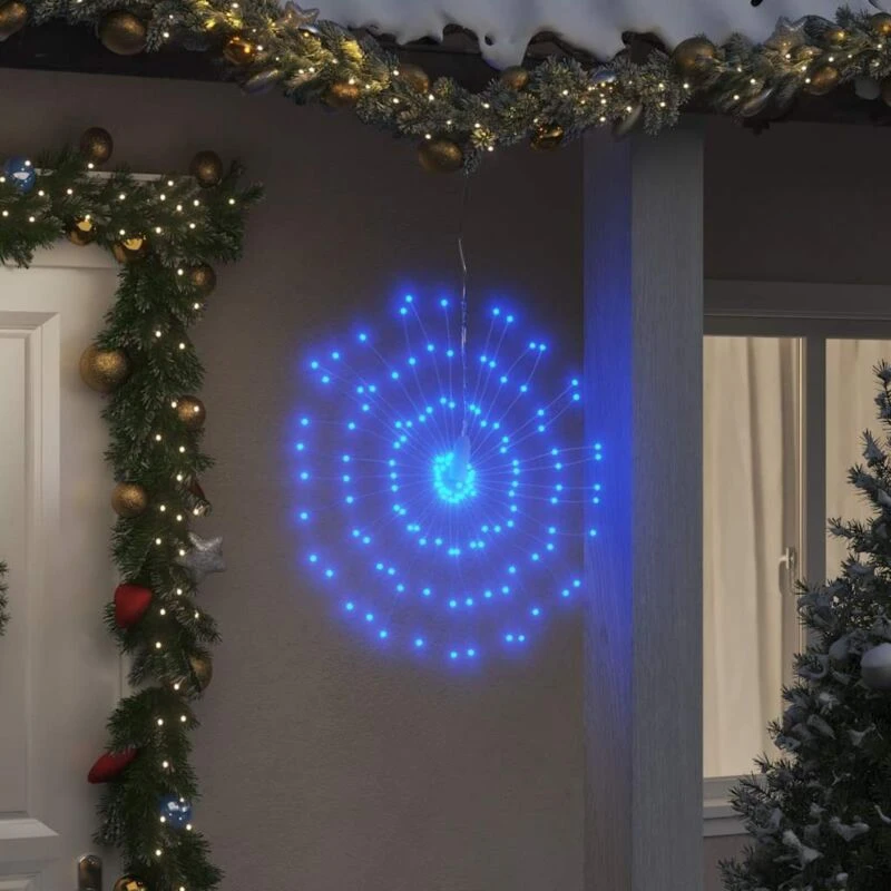 Image of VIDAXL Christmas Starburst Lights 140 LEDs 4 pcs Blue 17cm Vidaxl 356224