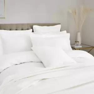 Image of Bedeck of Belfast Fine Linens Vendi Super Kingsize Duvet Cover, White