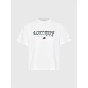 Image of Tommy Jeans Tjw Cls Tartan 1 Tee - White