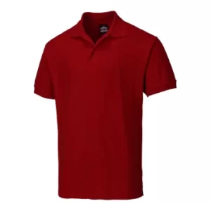Image of Portwest Naples Polo Shirt Maroon 2XL