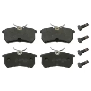 Image of Brake Pad Set ADF124216 by Blue Print rear axle