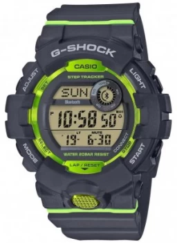Image of Casio G-Squad Grey Green Digital Bluetooth Step Tracker GBD- Watch