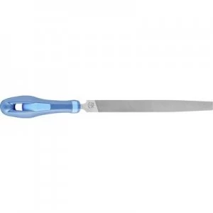 Image of PFERD 11216157 HORSE workshop file according to DIN flat-tip cross-cut 2 150 mm incl. ergonomic file handle 150 mm