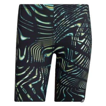 Image of adidas Graphic Souleaf Swim Jammers Mens - Black