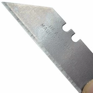 Image of Jewel Blade Made in Sheffield Heavy Duty Utility Knife Stanley Blades - 100 Blade Pack