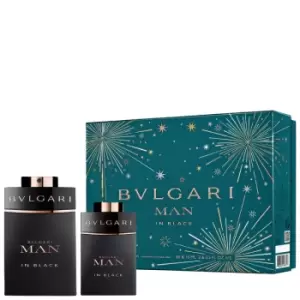 Image of Bvlgari Man In Black Gift Set 60ml Eau de Parfum + 15ml Eau de Parfum