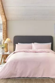 Image of 'Brushed Polka Dot' Cotton Duvet Cover Set