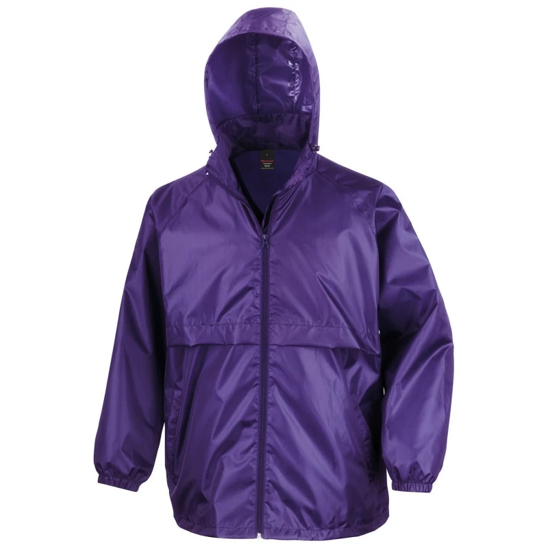 Image of Result Core Mens Windbreaker in Purple Size: Medium Purple Male M