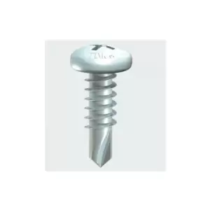 Image of 834PSD Pan Head Self Drill Screw BZP 8 x 3/4' Box of 200 - Timco