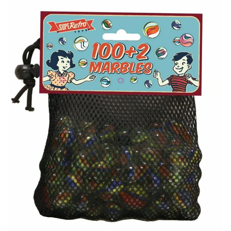 Image of Superetro 100+2 Marbles In Net Multi