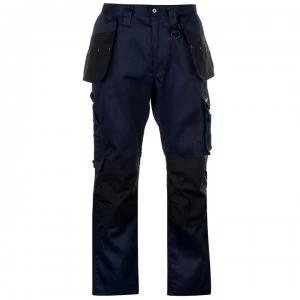 Image of Dunlop On Site Trousers Mens - Navy/Black