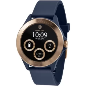 Image of Harry Lime Fashion Smartwatch in Navy with Rose Gold Colour Bezel