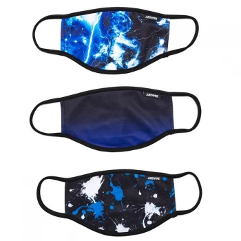 Image of Hype Face Mask 3 Pack Adults - Galaxy