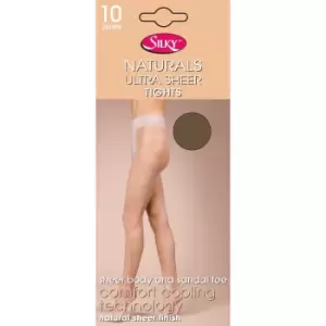Image of Silky Womens/Ladies Naturals Ultra Sheer Tights (1 Pair) (Large (42a-48a)) (Nude)