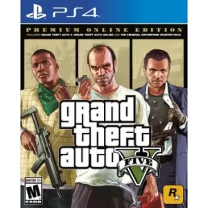 Image of Grand Theft Auto GTA 5 Premium Online Edition PS4 Game