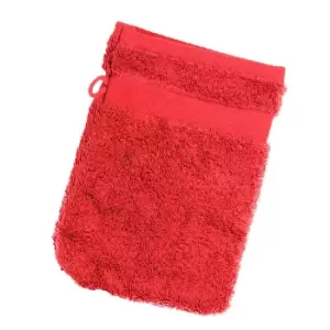 Image of Jassz Travel Washing Glove/Bag (350 GSM) (One Size) (Red)