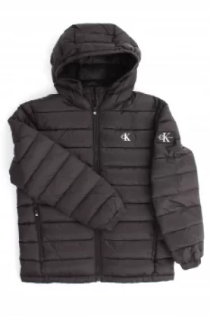 Image of CALVIN KLEIN Black Nylon Softshell