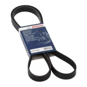 Image of Bosch V-ribbed belt 1 987 947 951 Serpentine belt,Auxiliary belt VW,AUDI,RENAULT,GOLF VI (5K1)