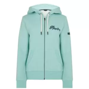 Image of Superdry Craft Full Zip Hoodie Womens - Green