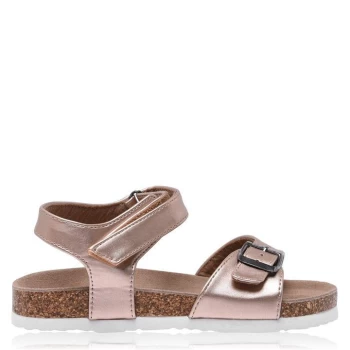 Image of SoulCal Cork Sandals Childrens - Pink Metallic