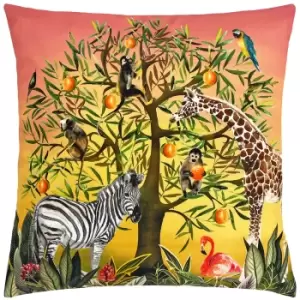Image of Tree of Life Outdoor Cushion Multi