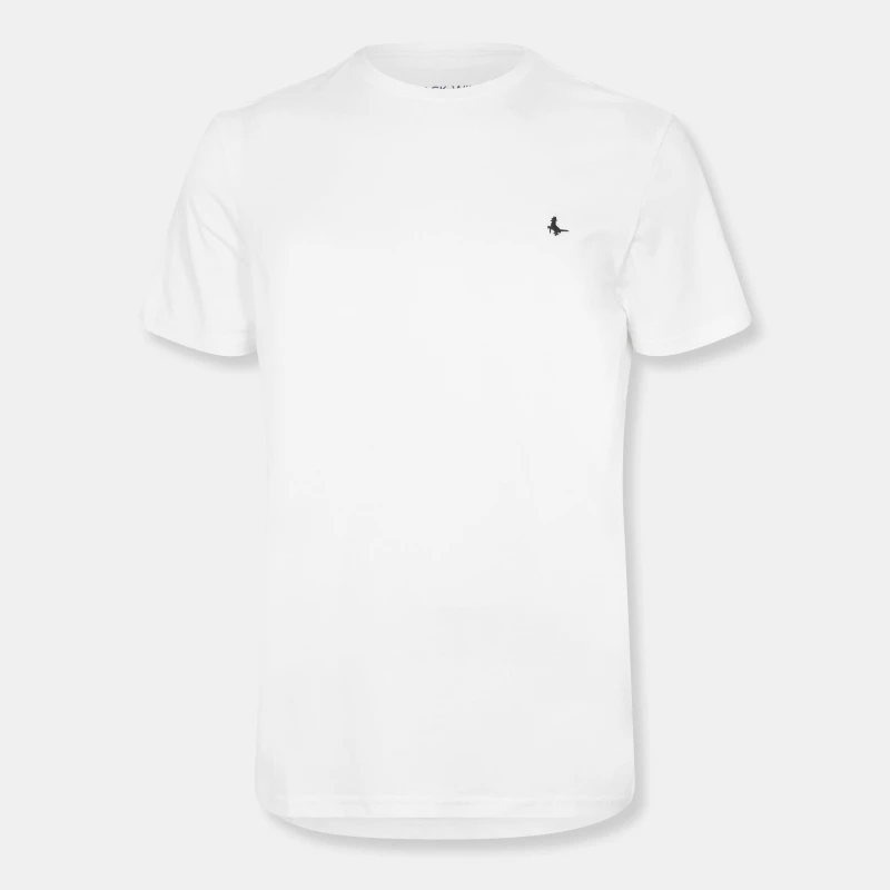 Image of Jack Wills Sandleford T-Shirt Mens White male 2XS