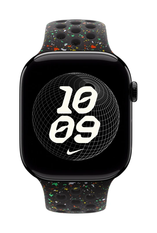 Image of Apple Apple 46mm Midnight Black Nike Sport Band - S/M MGC24ZM/A