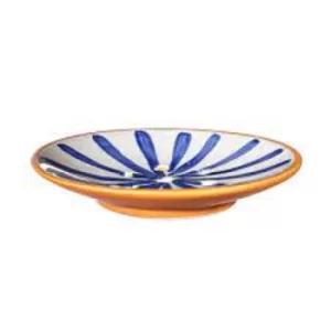Image of Paros Blue Stripe Soap Dish
