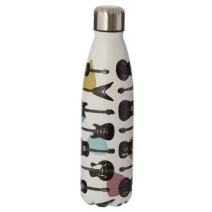 Image of Headstock Guitar Reusable Stainless Steel Hot & Cold Thermal Insulated Drinks Bottle 500ml