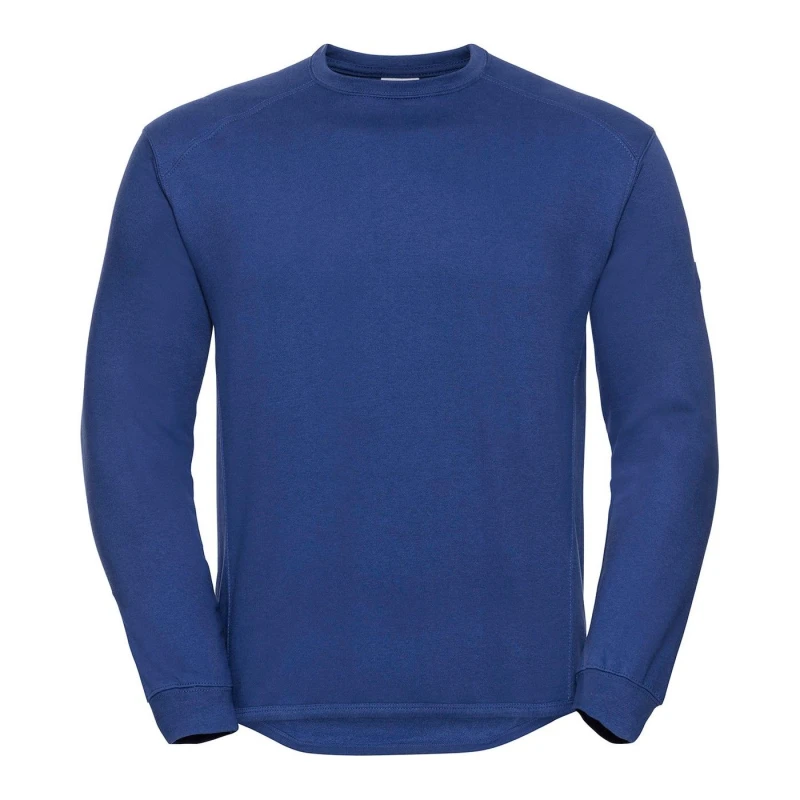 Image of Russell Mens Heavyweight Sweatshirt in Pale Blue Size: XS Pale Blue Male XS