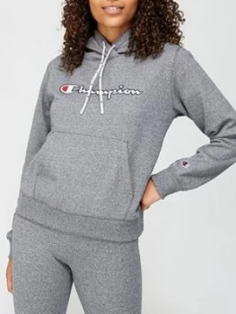 Image of Champion Hooded Sweatshirt - Grey, Size S, Women