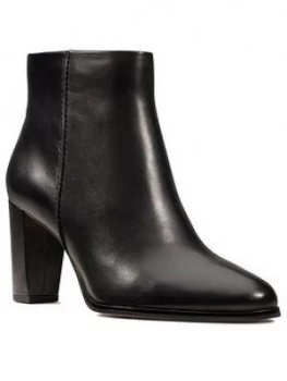 Image of Clarks Kaylin Fern Wide Fit Shoe Boot - Black