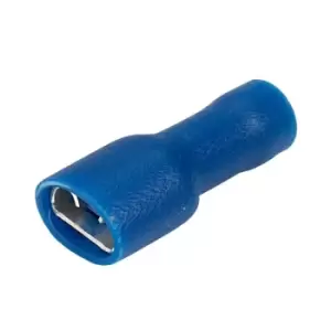 Image of TruConnect 6.3mm Blue Insulated Receptacle Pack of 100