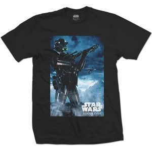 Image of Star Wars - Rogue One Death Trooper Unisex Medium T-Shirt - Black