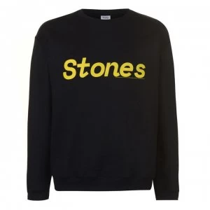 Image of Official Rolling Stones Sweater Mens - Text Stones
