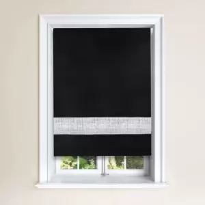 Image of Diamante Blackout Roller Blind Black Black