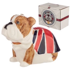 Image of Novelty Ceramic British Bulldog Money Box