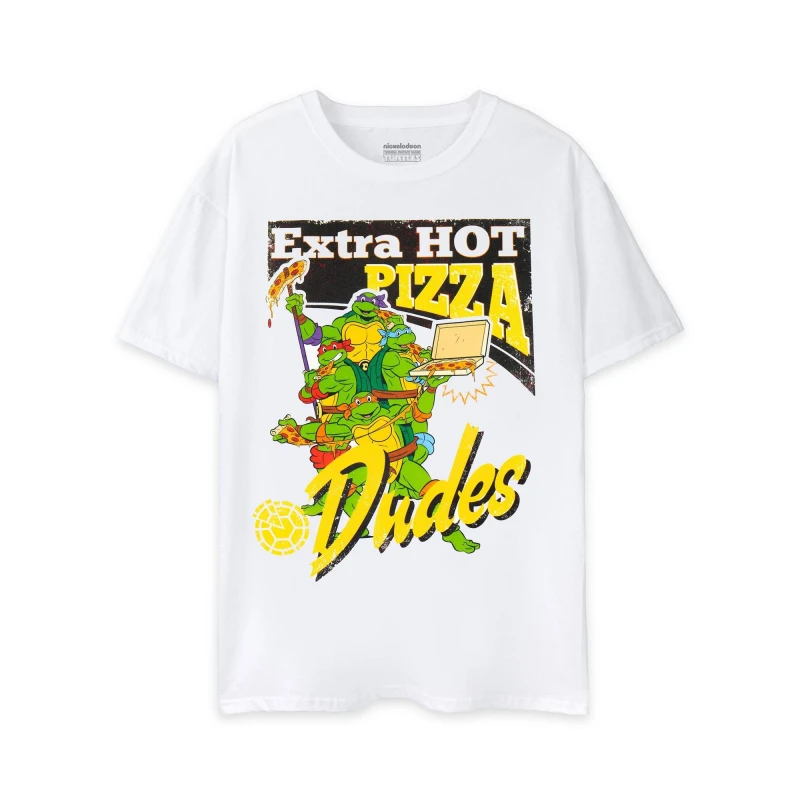 Image of (XXX-Large) Teenage Mutant Ninja Turtles Short Sleeved T-Shirt (Mens White)
