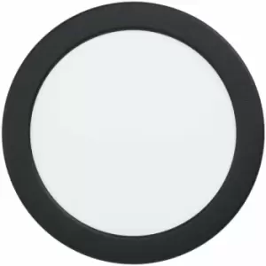 Image of Loops - Wall / Ceiling Flush Downlight Black Recess Spotlight 10.5W Built in led