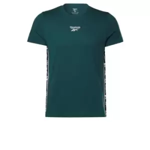 Image of Reebok Identity Tape T-Shirt Mens - Green