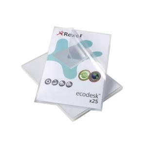 Image of Rexel Ecodesk A4 L Folders Pack of 25 Folders