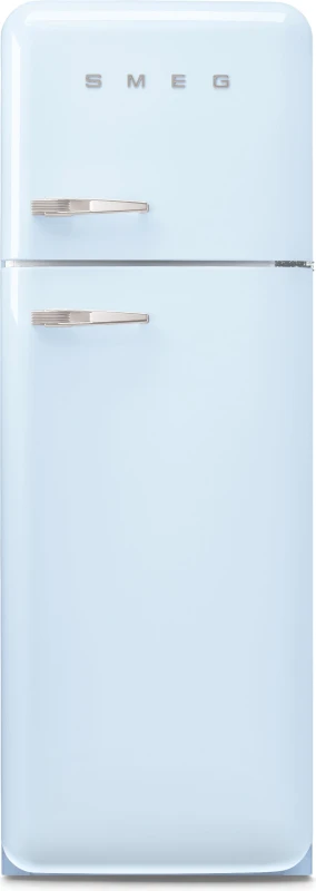 Image of Smeg 50s Style Retro Right Hand Hinge FAB30RPB6UK 172cm 80/20 Fridge Freezer - Pastel Blue - C Rated, Blue