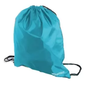 Image of Precision Drawstring Bag (One Size) (Cyan)