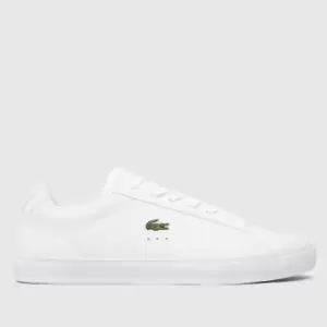 Image of Lacoste White Lerond Pro Leather Trainers